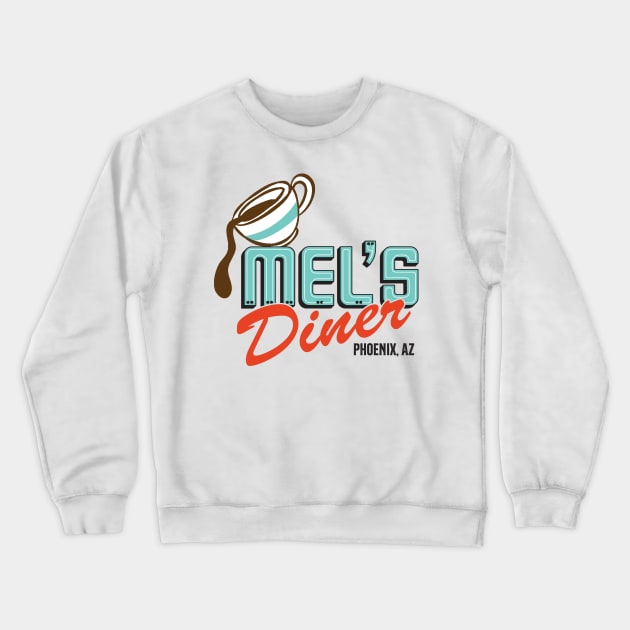 Mel's Diner Crewneck Sweatshirt by MindsparkCreative